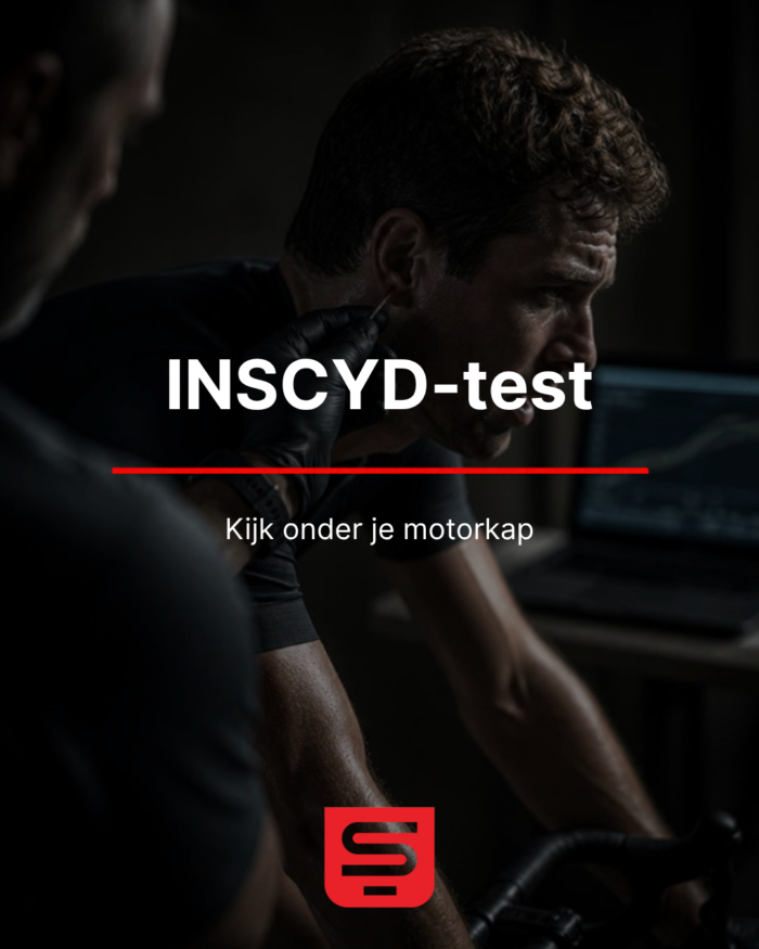 INSCYD-test: lactaatmeting aan de oorlel bij een renner